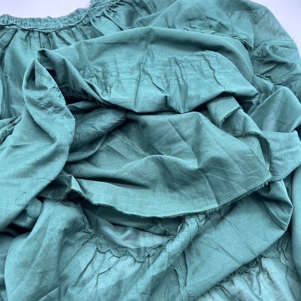 Cottagecore Long Skirt Pine Green - Picture 4 of 8